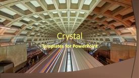  Presentation with trains - Cool new presentation theme with washington-d-c-april-10 backdrop and a tawny brown colored foreground