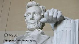 Presentation with abraham lincoln - Slide set enhanced with washington-d-c-july-29 background and a light gray colored foreground