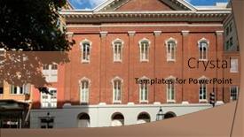  Presentation with abraham lincoln - PPT theme consisting of washington-d-c-usa-august background and a coral colored foreground