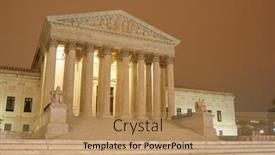  Presentation with united states supreme court - Presentation theme consisting of washington-d-c-usa-circa background and a coral colored foreground