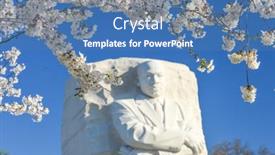  Presentation with martin luther king - Amazing theme having washington-dc-april-11-2014 backdrop and a teal colored foreground