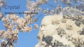  Presentation with martin luther king - Beautiful slides featuring washington-dc-april-11-2014 backdrop and a light blue colored foreground