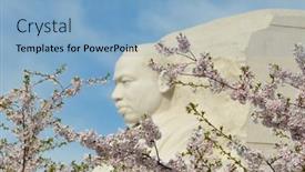  Presentation with martin luther king - Slide deck having washington-dc-april-13-2014 background and a light blue colored foreground