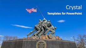  Presentation with second world war - Slides having washington-dc-april-5-2015 background and a teal colored foreground