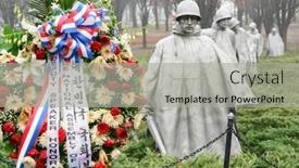  Presentation with korean war - PPT layouts consisting of washington-dc-january-10-2014 background and a light gray colored foreground