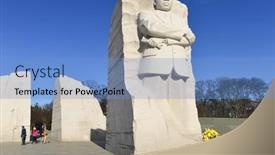  Presentation with martin luther king - PPT layouts enhanced with washington-dc-january-21-2014 background and a light blue colored foreground
