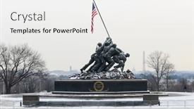  Presentation with honors - Cool new presentation theme with washington-dc-january-27-iwo backdrop and a white colored foreground