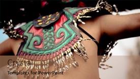  Presentation with aztec - PPT theme having washington-dc-march-21-group background and a coral colored foreground