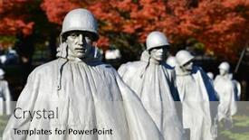  Presentation with korean war - Colorful presentation enhanced with washington-dc-nov-03-korean backdrop and a light gray colored foreground