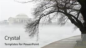  Presentation with united states - Slide set consisting of washington dc united states - jefferson background and a light gray colored foreground