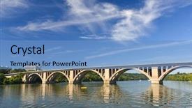  Presentation with united states unity - Colorful slide set enhanced with washington d c united states backdrop and a teal colored foreground