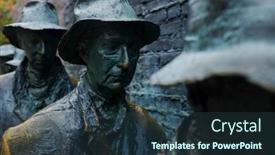  Presentation with memorial - Theme enhanced with washington-dc-usa-november-9th background and a tawny brown colored foreground