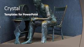  Presentation with fireside - Theme having washington-dc-usa-november-9th background and a tawny brown colored foreground