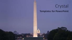  Presentation with capitol - PPT layouts consisting of washington monument and us capitol at dusk washington dc background and a ocean colored foreground