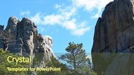  Presentation with george washington - Audience pleasing slides consisting of washington profile view mount rushmore backdrop and a tawny brown colored foreground