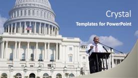  Presentation with rally - Audience pleasing PPT theme consisting of beautiful poppy flower in the summer garden backdrop and a gray colored foreground