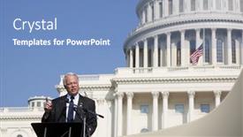  Presentation with paul - Audience pleasing slide set consisting of washington-sept-11-rep-paul backdrop and a teal colored foreground