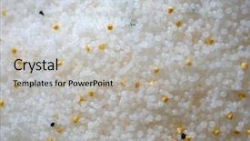  Presentation with plastics - Cool new PPT layouts with waste management recycle - waste plastics before recycling closeup backdrop and a light gray colored foreground