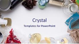  Presentation with dark tealout picture - Presentation design consisting of waste water reuse - picture debris for refining close-up background and a sky blue colored foreground