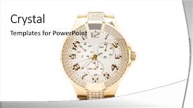  Presentation with white pigeon against the blue - Audience pleasing PPT theme consisting of watch against white background backdrop and a white colored foreground