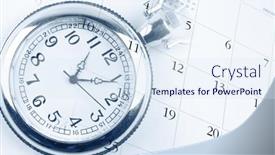  Presentation with page - Slides featuring watch-and-calendar-page-numbers background and a  colored foreground