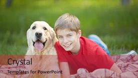  Presentation with pet plant industrial - Slides featuring watch dogs - portrait of cute lad background and a red colored foreground