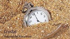  Presentation with time money - PPT theme enhanced with business genetics and dna research background and a tawny brown colored foreground