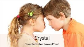  Presentation with birthday sister - Cool new presentation theme with watch others - brother and sister rested their backdrop and a lemonade colored foreground