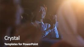  Presentation with audience - PPT layouts featuring watching presentation with audience background and a wine colored foreground