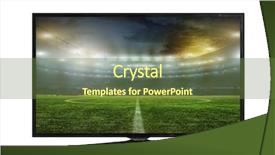  Presentation with translation - Slides consisting of watching smart tv translation background and a tawny brown colored foreground