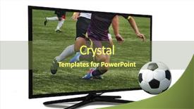  Presentation with translation - Presentation enhanced with watching smart tv translation background and a tawny brown colored foreground