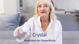  Presentation with control - Colorful PPT theme enhanced with watching tv and changing channel backdrop and a sky blue colored foreground