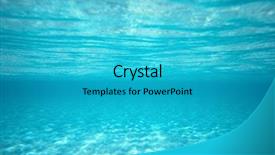  Presentation with tranquil - PPT layouts having water - tranquil underwater scene with copy background and a teal colored foreground