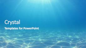  Presentation with water ocean - Presentation theme with water - underwater ocean background photo background and a teal colored foreground