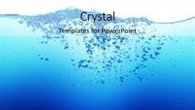  Presentation with air bubbles - Slides having water and air bubbles on white background background and a white colored foreground