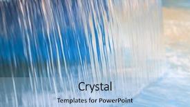  Presentation with waterfall - Beautiful PPT theme featuring water animation - abstract waterfall background you can backdrop and a light blue colored foreground