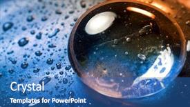  Presentation with water life - Audience pleasing slide deck consisting of water balance - abstract still life background backdrop and a ocean colored foreground