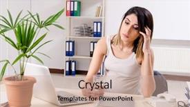  Presentation with pregnant - Presentation consisting of water birth - young pregnant employee working background and a  colored foreground