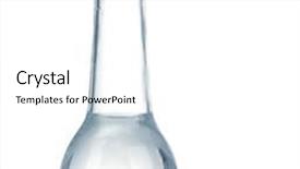  Presentation with water bottle - Slide set featuring water bottle isolated on white background and a white colored foreground