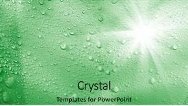  Presentation with liquid roof rain drops - Cool new slide set with water buble - close up shot of rain backdrop and a  colored foreground