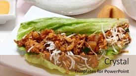  Presentation with iceburg - Cool new PPT theme with water chestnut scallion soy iceburg backdrop and a red colored foreground