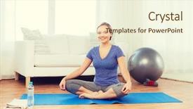  Presentation with black people healing - Slide deck with water class 7 - fitness sport people and healthy background and a  colored foreground