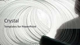  Presentation with cleaning - Colorful PPT theme enhanced with water cleaning - black and white silhouette backdrop and a white colored foreground