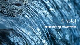  Presentation with water river - Beautiful presentation featuring water-cocept-river-water-flowing backdrop and a teal colored foreground