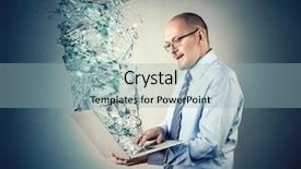  Presentation with water technology - Beautiful PPT layouts featuring water coming backdrop and a light blue colored foreground