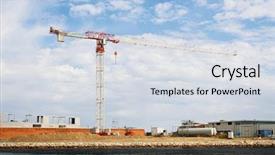  Presentation with oil spill - Colorful slides enhanced with water concept of ecological disaster backdrop and a sky blue colored foreground