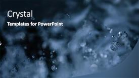  Presentation with river flowing - PPT theme with water-concept-river-water-flowing background and a navy blue colored foreground