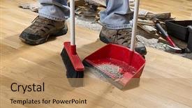  Presentation with floor - Beautiful presentation featuring water damage - sweeping floor backdrop and a coral colored foreground