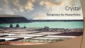  Presentation with water desalination - Cool new slide deck with water desalination - saltworks salinas de janubio colorful backdrop and a soft green colored foreground