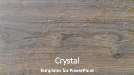  Presentation with water drop - Presentation design consisting of water drop on a wood background and a  colored foreground